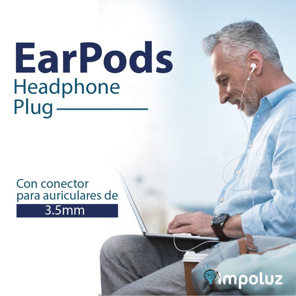 Audifonos EarPods en uso 02 scaled 1 Audifonos iPhone Jack 3.5 Mm o Lightning Originales - Imagen 2