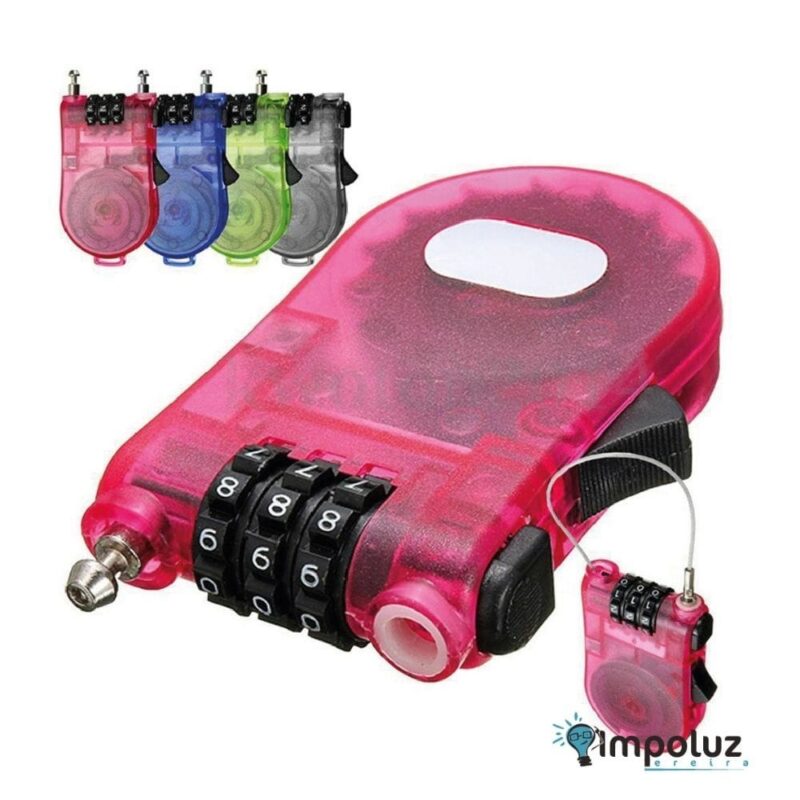 Guaya De Bicicleta Cable De Acero Clave Combinación