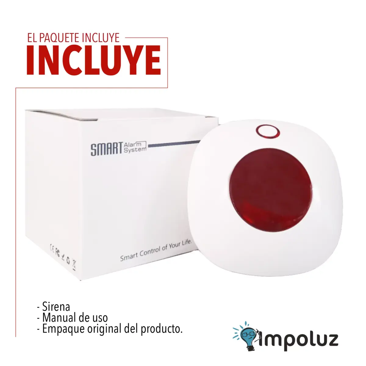 Sirena Alarma Inteligente Compatible Sensores Y Camaras - Imagen 7