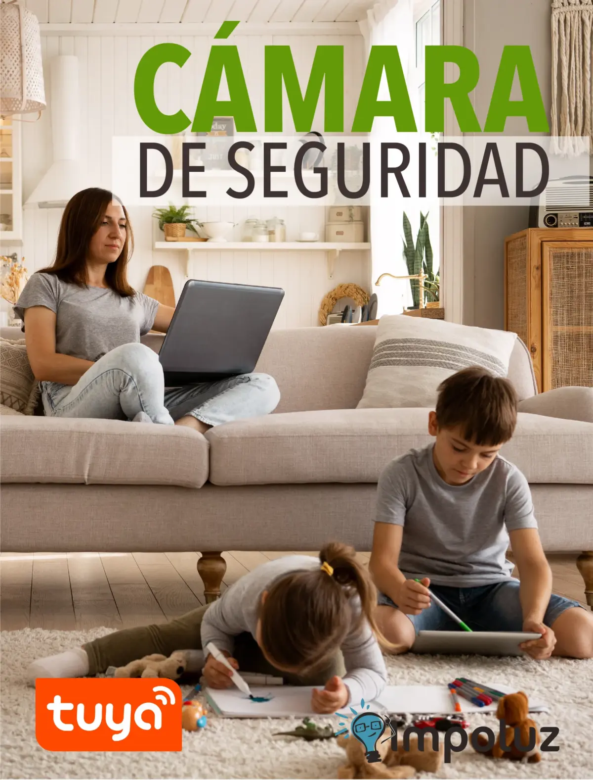 Cámaras Inalámbricas Para Interiores Graba Dia y Noche - Imagen 2