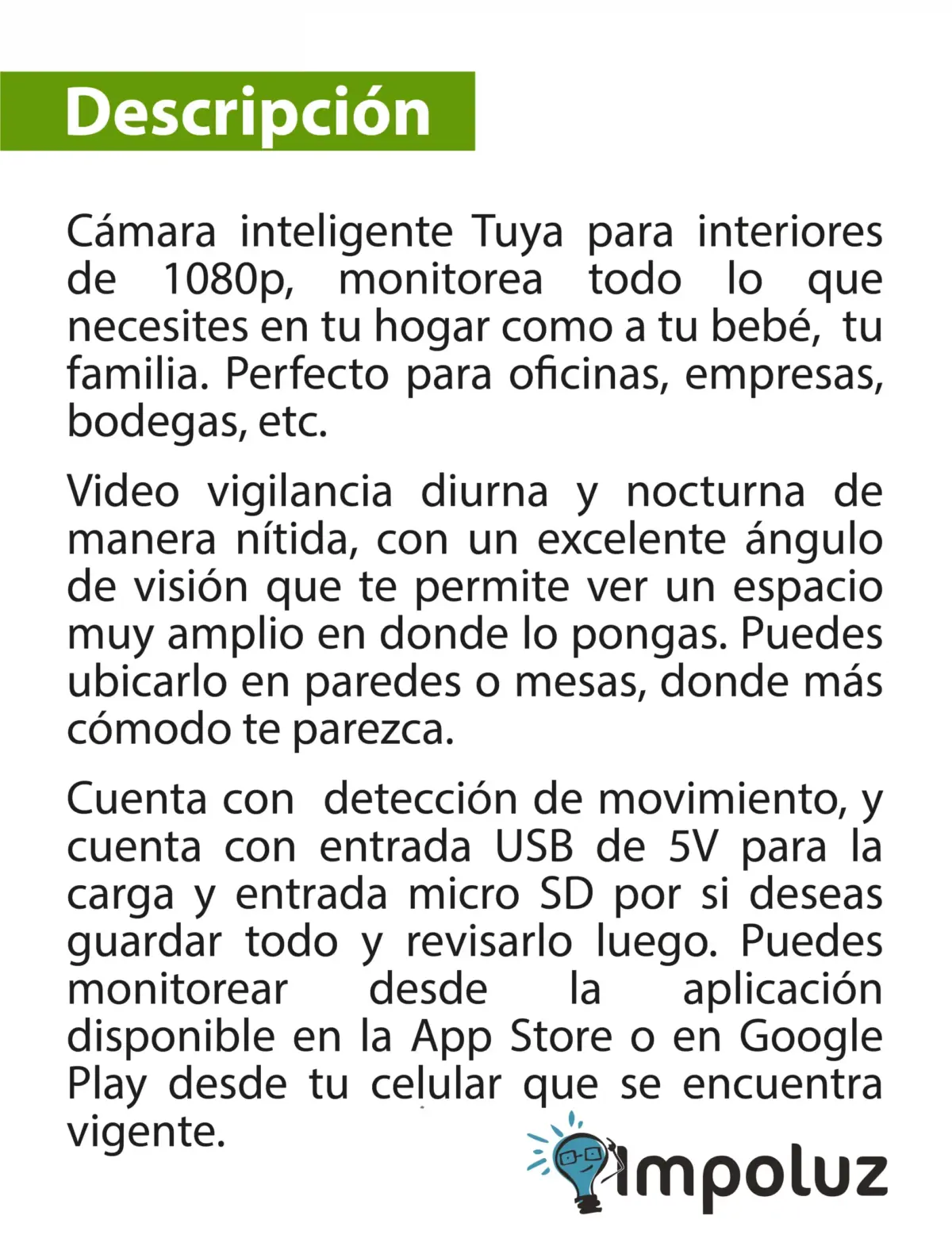 Cámaras Inalámbricas Para Interiores Graba Dia y Noche - Imagen 3