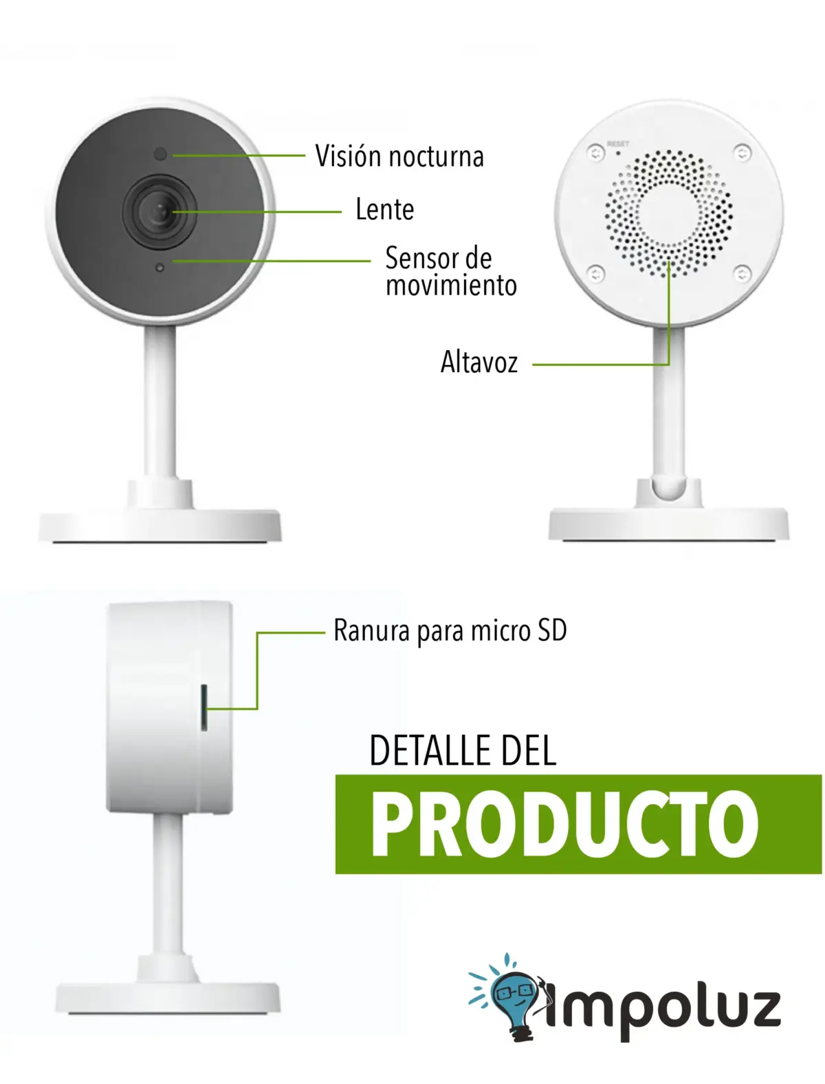 Cámaras Inalámbricas Para Interiores Graba Dia y Noche - Imagen 4