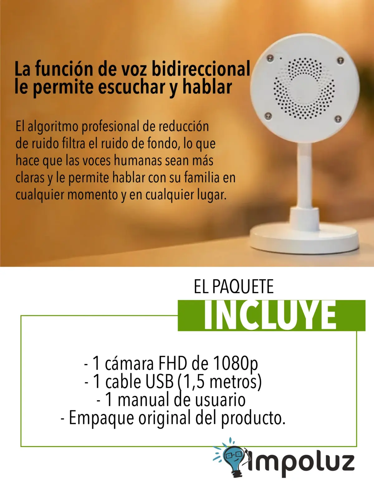 Cámaras Inalámbricas Para Interiores Graba Dia y Noche - Imagen 8