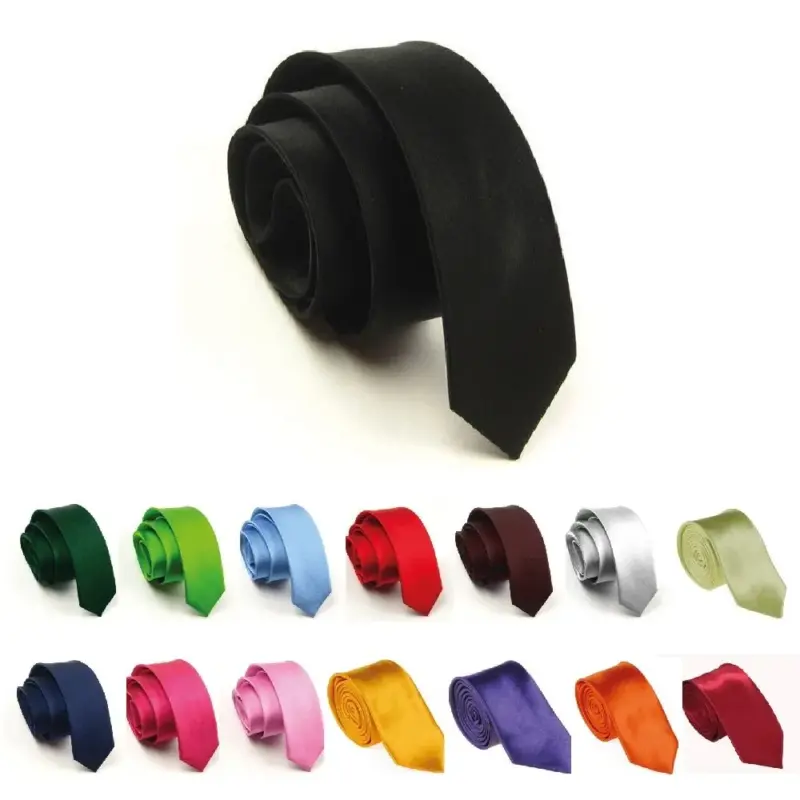 Corbatas Hombre Y Mujer Colores Elegantes Tipo Slim