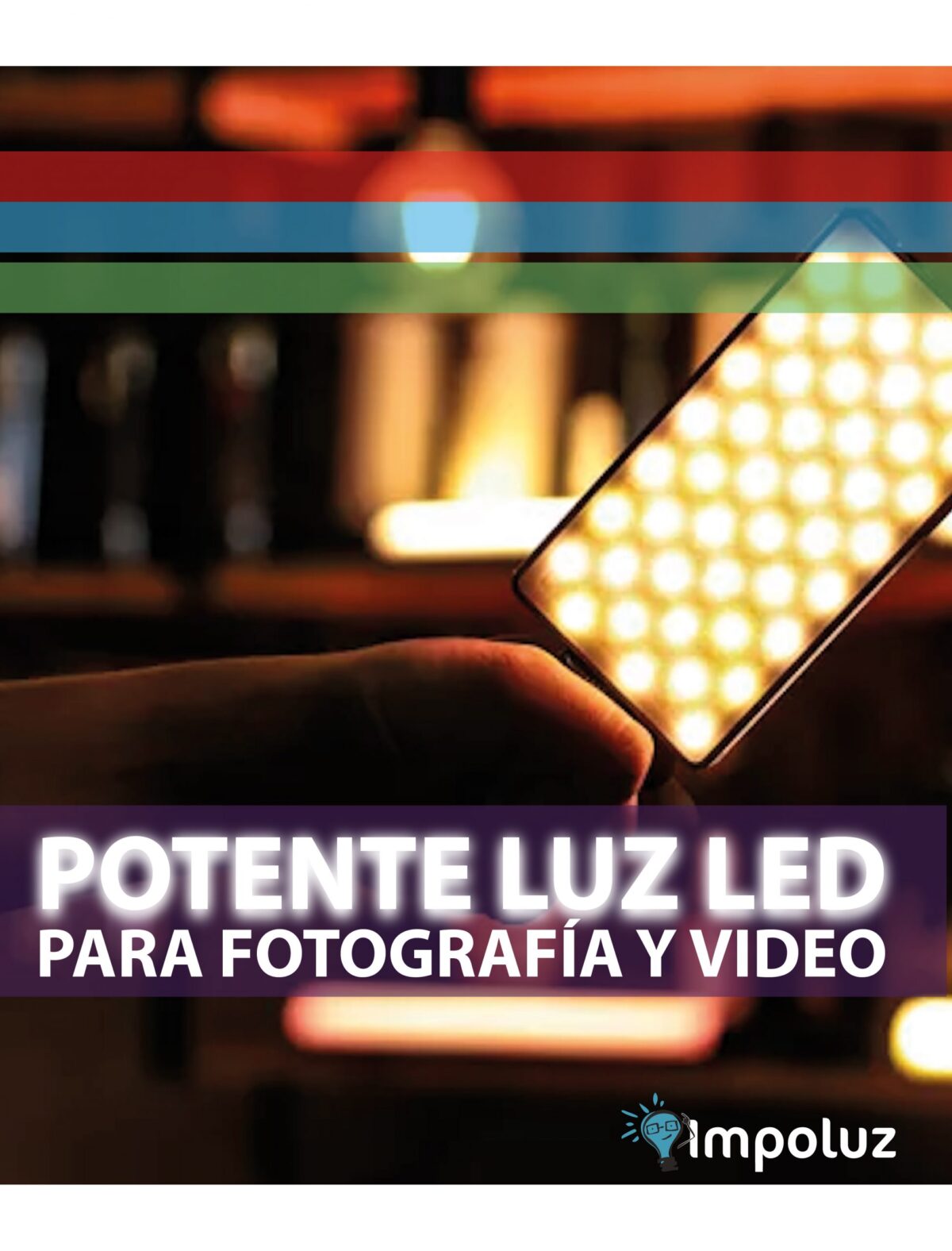 Luz Para Grabar Video Profesional Portatil Tonos Rgb - Imagen 2