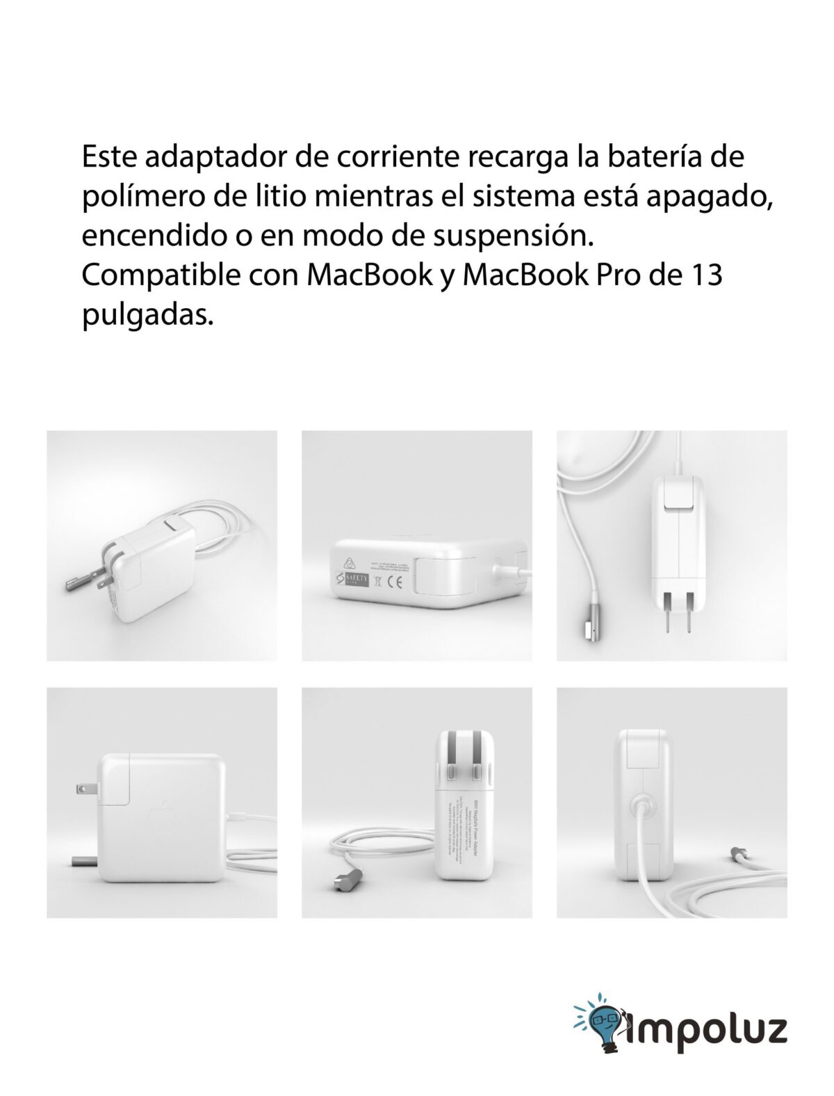 Cargador Macbook Pro Air 60W Magsafe 1 o 2 Original - Imagen 4