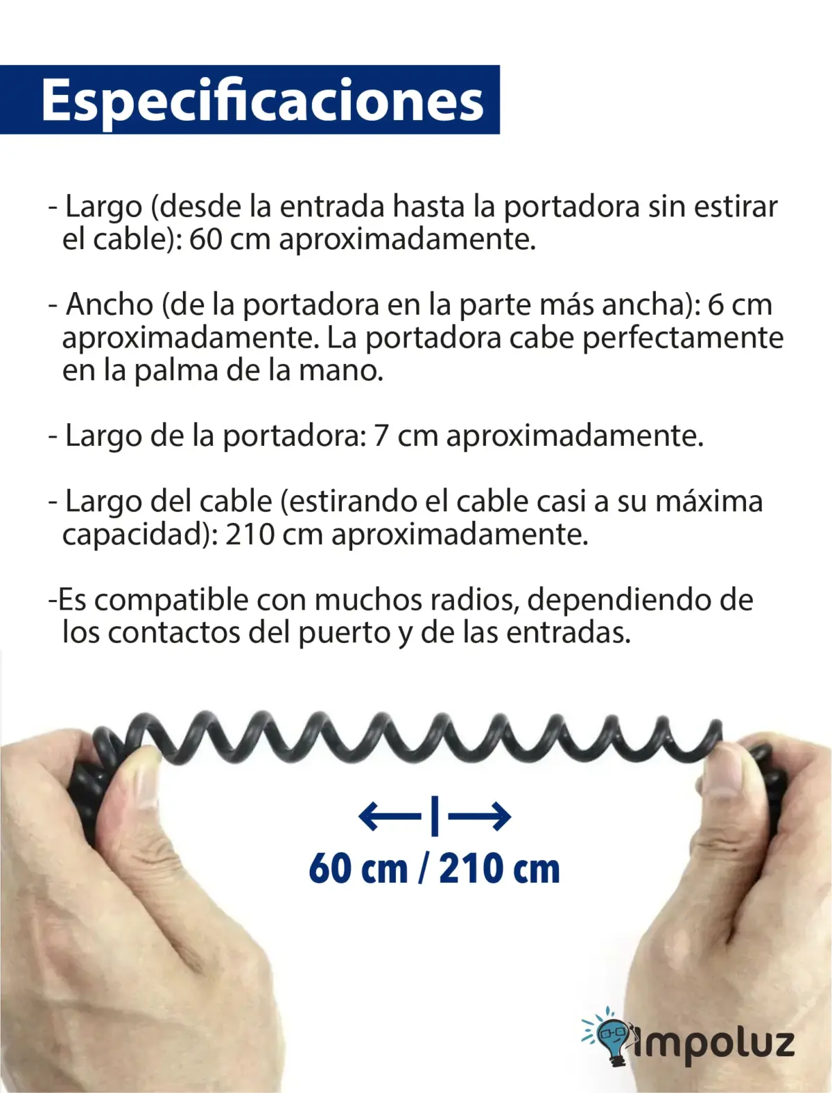 Manos Libres Radio Portadora Baofeng Gancho Pecho - Imagen 4