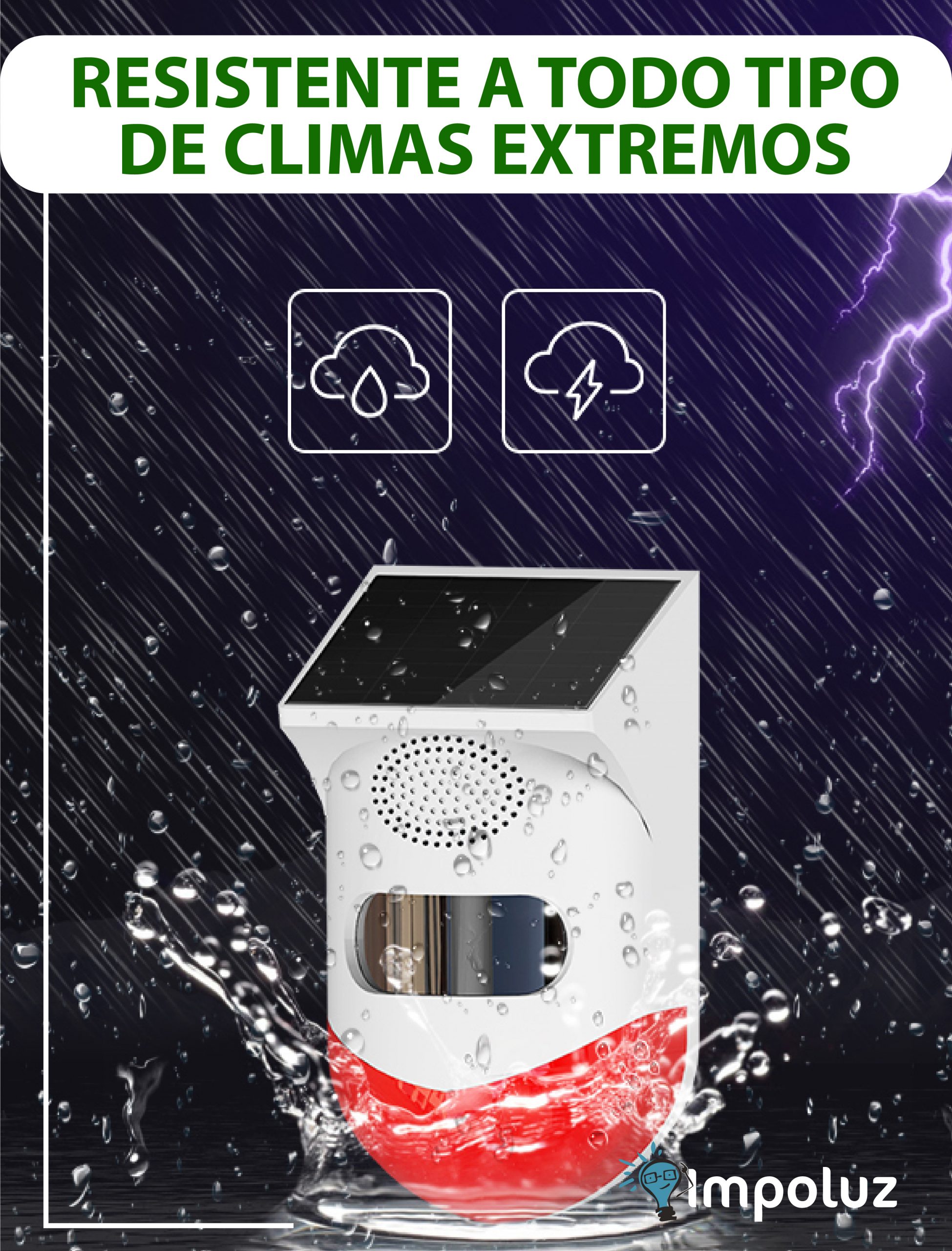 SENSOR MOVIMIENTO CON PANEL 04 scaled Sensor De Movimiento Infrarrojo Exteriores Panel Solar - Imagen 4