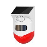 Sensor De Movimiento Infrarrojo Exteriores Panel Solar