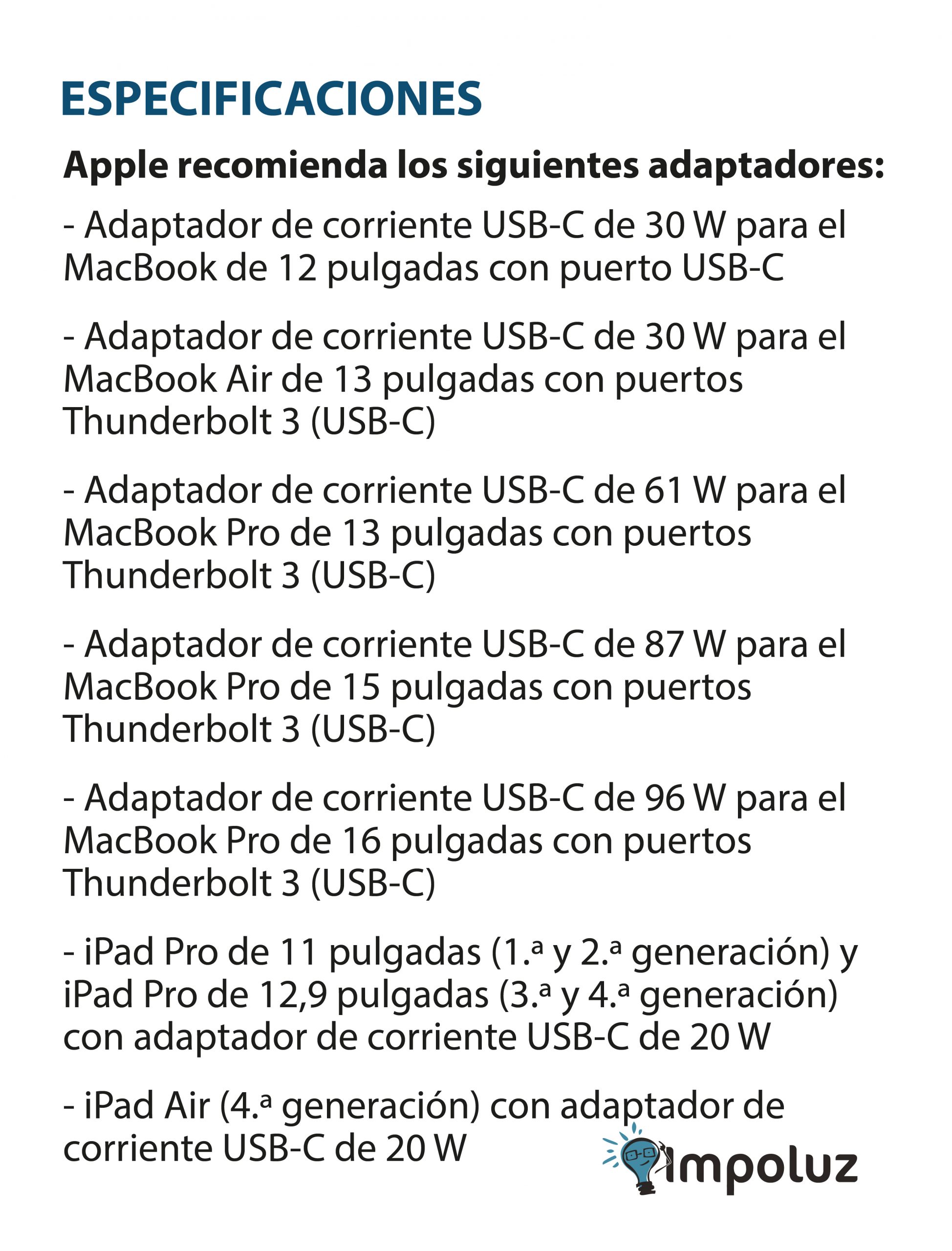 cable cargador tipo c scaled Cable Tipo C Apple 1 o 2 Metros iPhone 15 iPad ait - Imagen 7