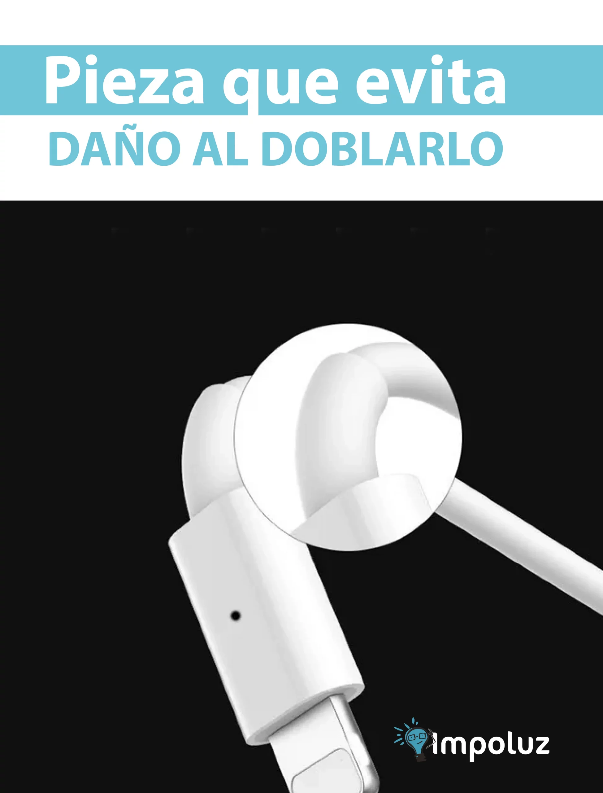 cable lightning 1m scaled Cable Carga Rapida iPhone Tipo C Lightning 1 y 2 Metros - Imagen 5