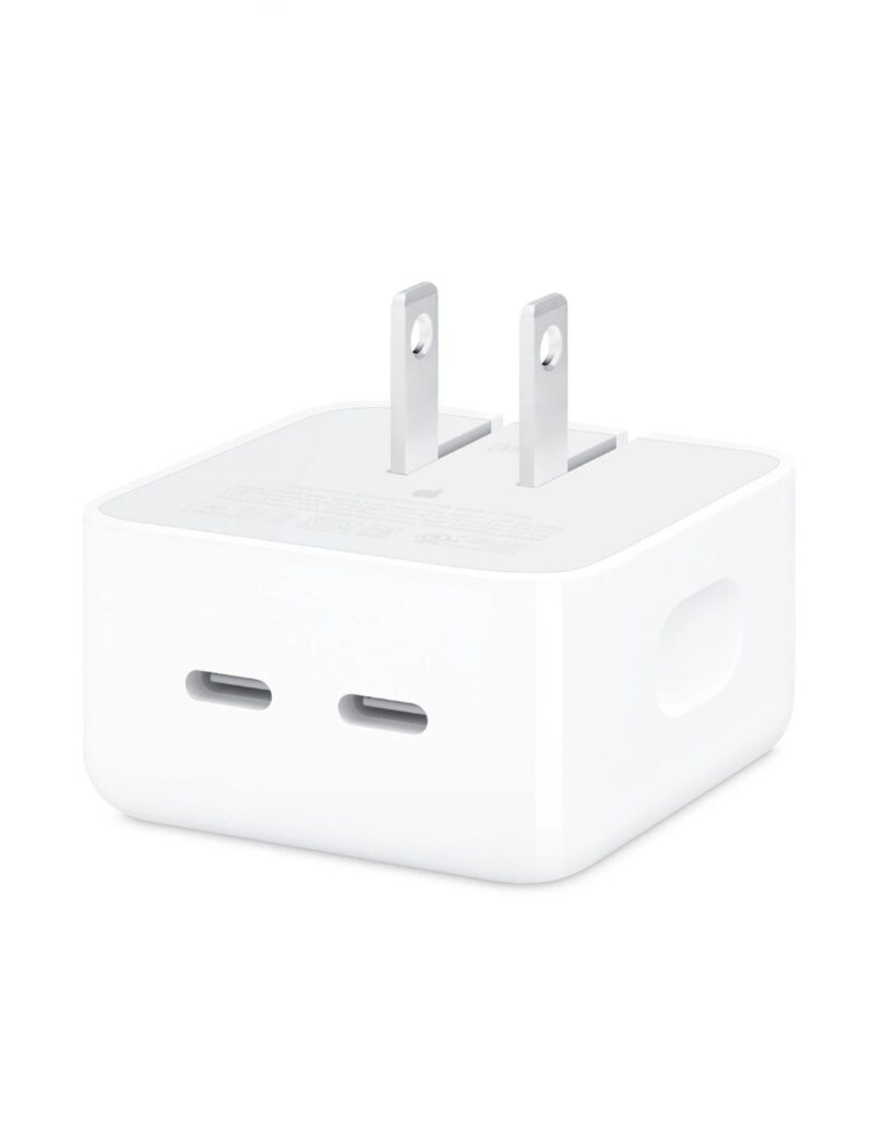 Cargador Apple 35w Carga Rapida USB C con 2 Puertos