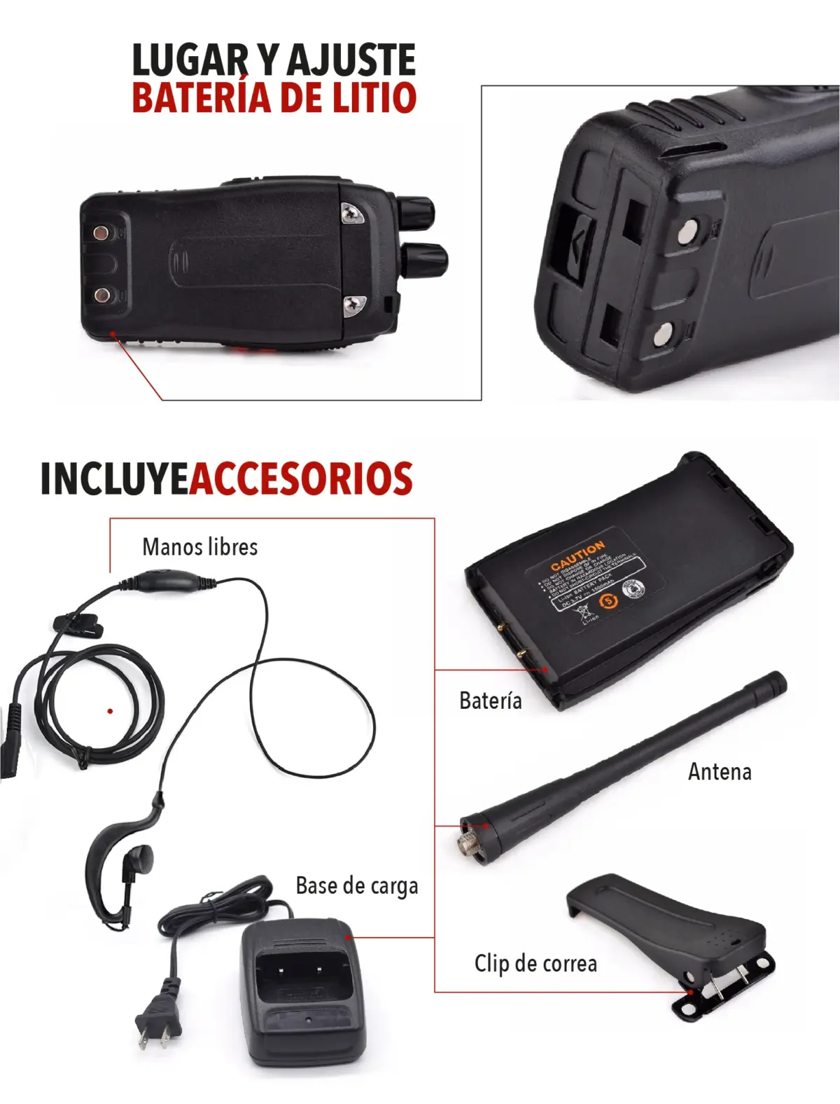 Boquitoqui Radio Telefono Largo Alcance Baofeng 888s - Imagen 6