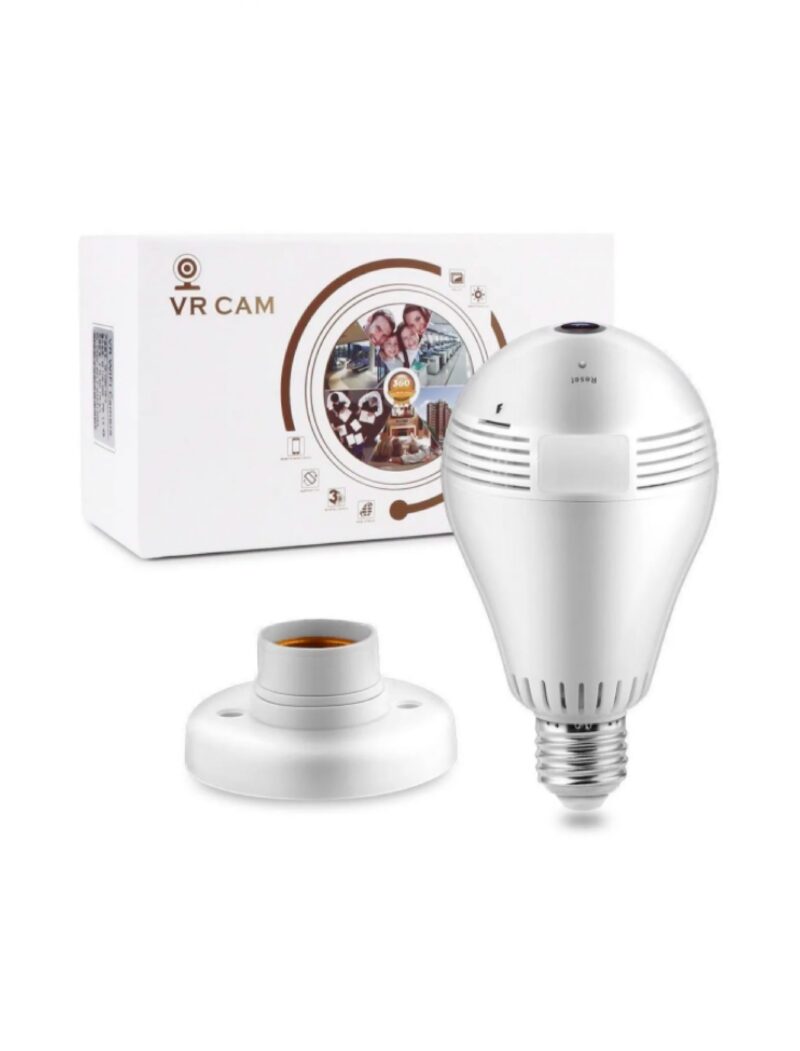 Bombillo Camara De Seguridad Wifi Altavoz Y Microfono