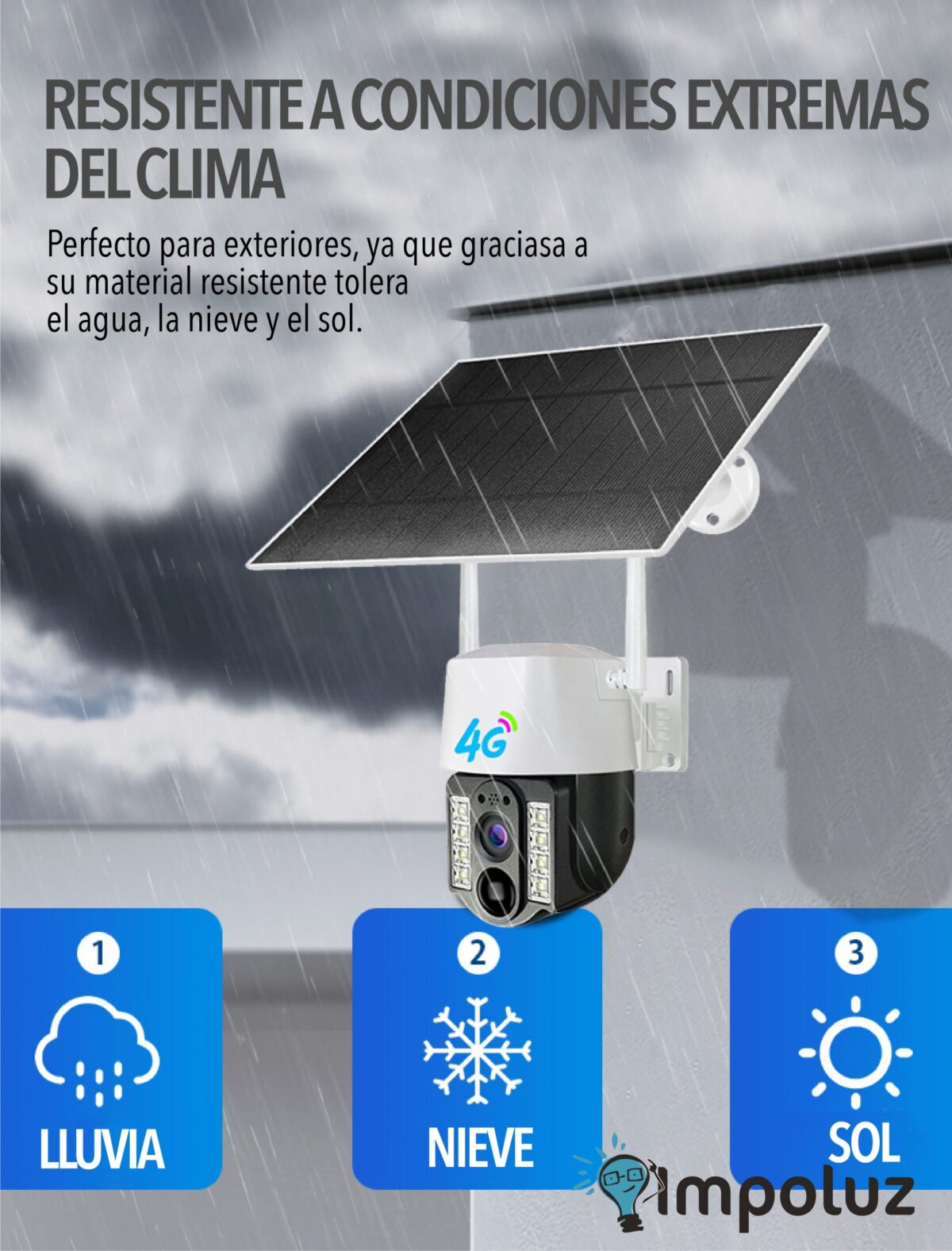 Camara Seguridad Inalambricas 4G Panel Solar Exteriores - Imagen 8