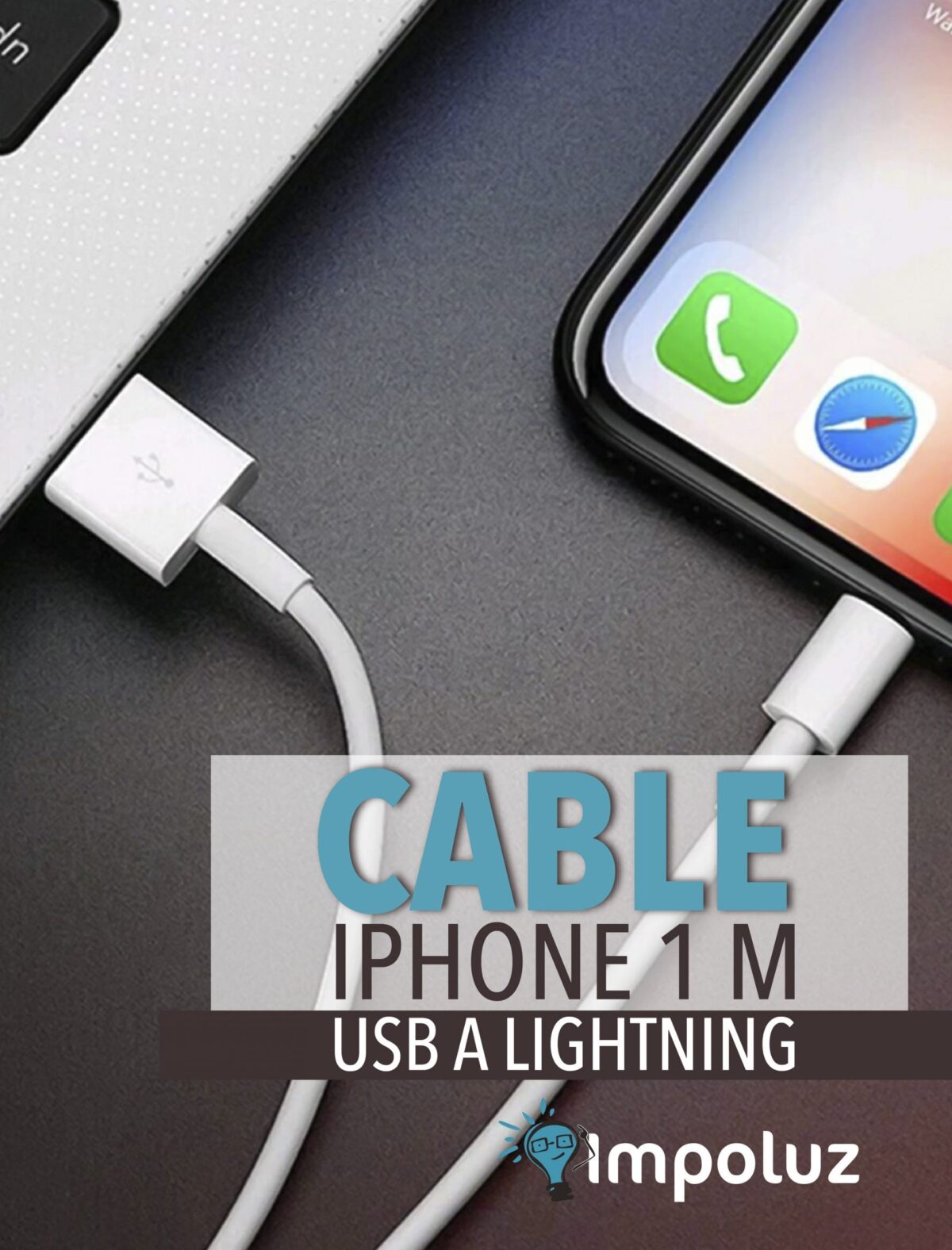 Cable Lightning Original iPad Apple iPhone 5 6 7 8 X scaled