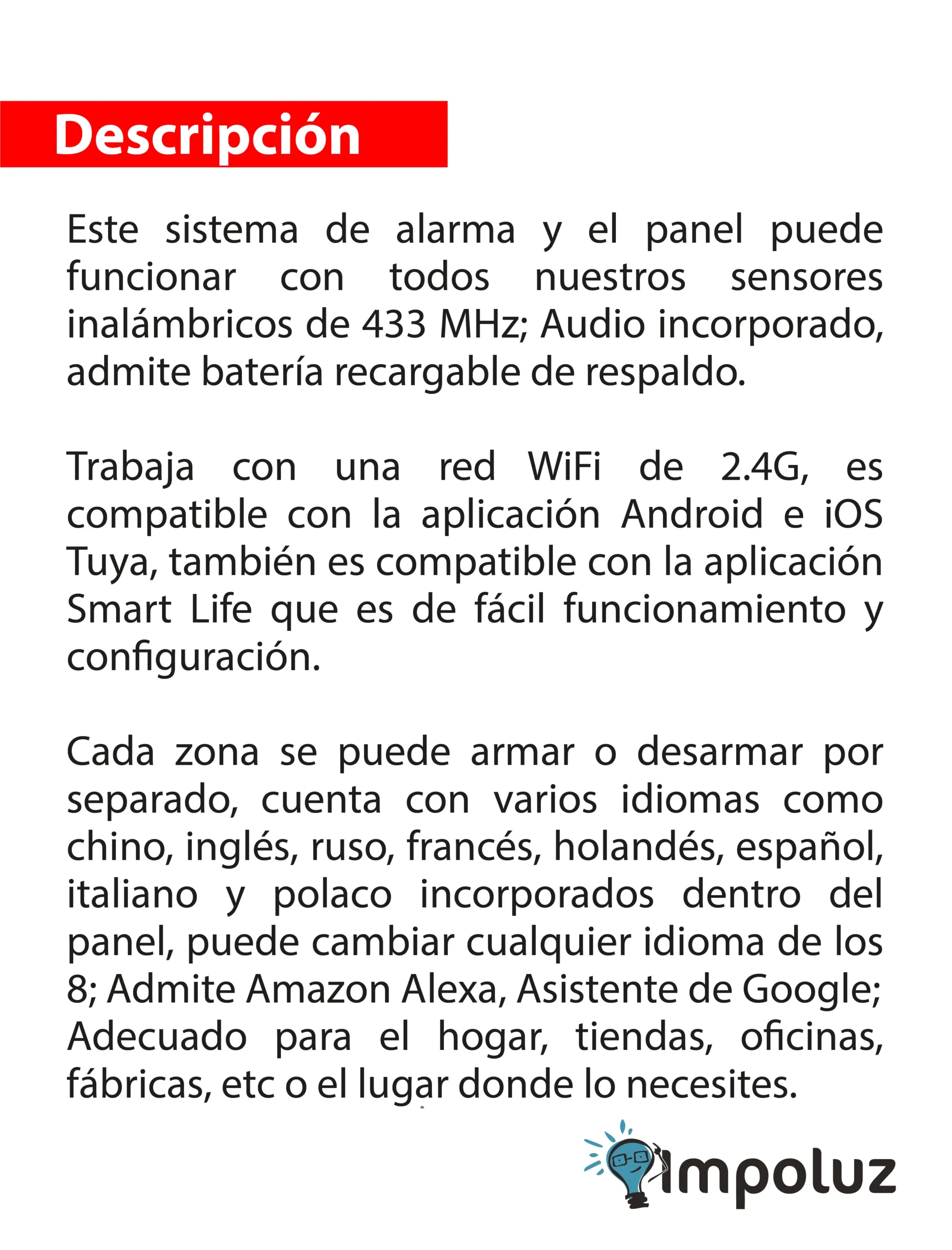 KIT DE ALARMA 03 scaled Sistema De Alarma De Seguridad Wifi Para Casa O Negocio - Imagen 3