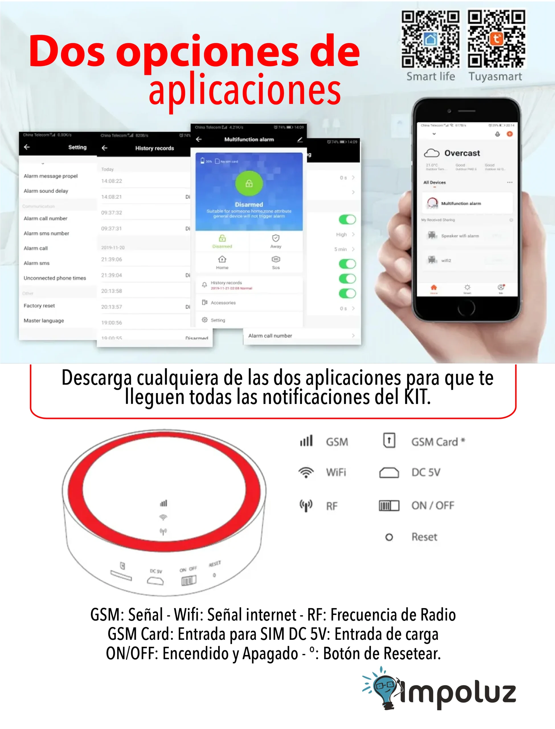 KIT DE ALARMA 06 scaled Sistema De Alarma De Seguridad Wifi Para Casa O Negocio - Imagen 6