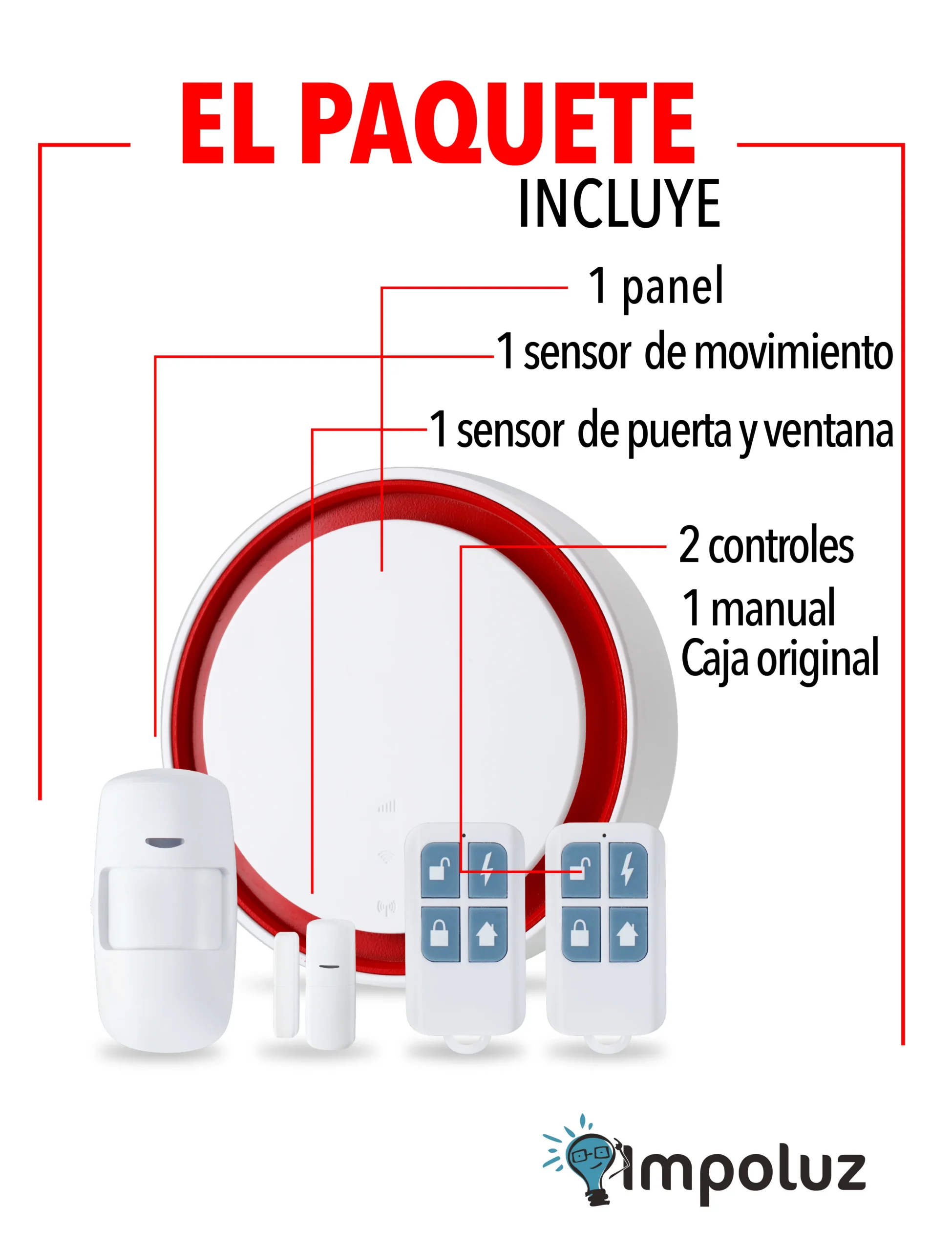 KIT DE ALARMA 09 scaled Sistema De Alarma De Seguridad Wifi Para Casa O Negocio - Imagen 9