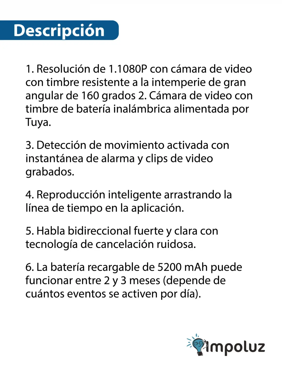 Timbre Inalambrico Con Camara Infrarroja Alertas Sms - Imagen 5