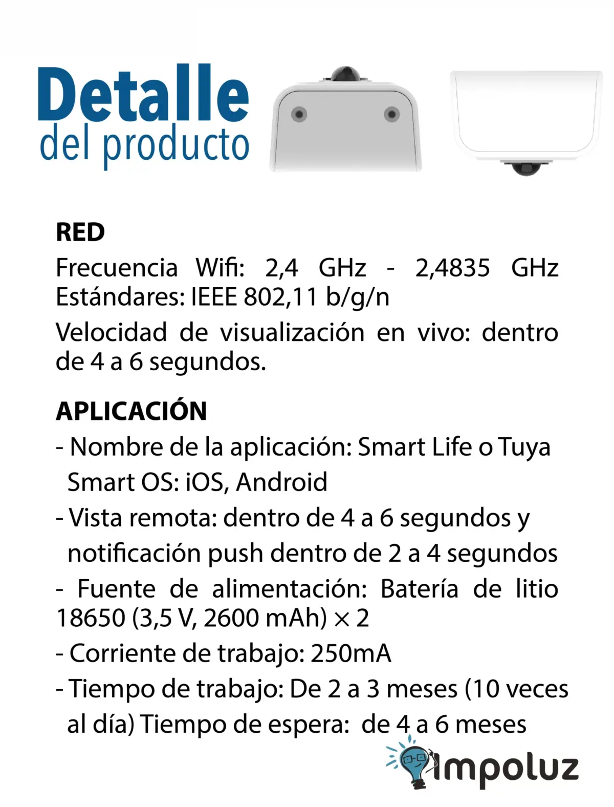 Timbre Inalambrico Con Camara Infrarroja Alertas Sms - Imagen 8