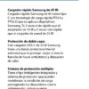 adaptador samsung original carga rapida