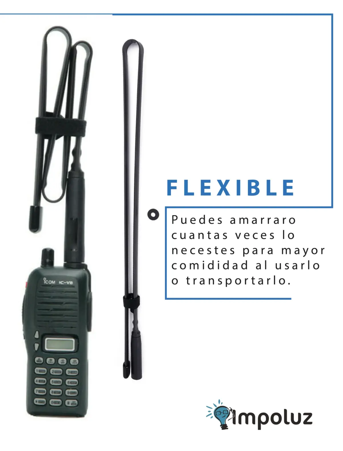 Antena Amplificadora Para Boquitoqui Graduable Uhf - Vhf - Imagen 6