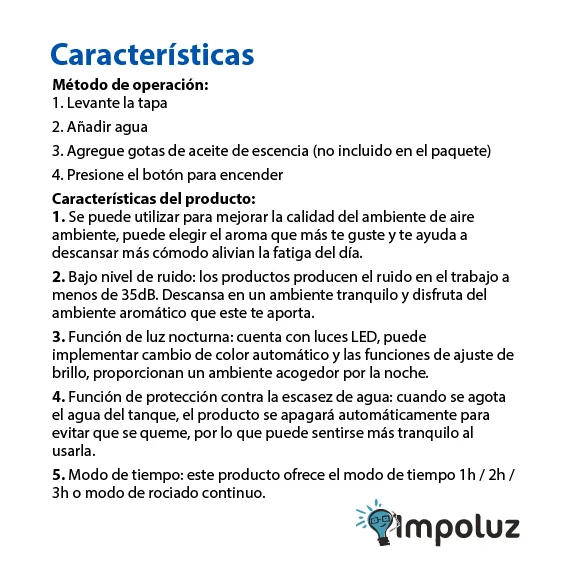 HUMIDIFICADOR HP 601 05 HUMIDIFICADOR HP 601 05
