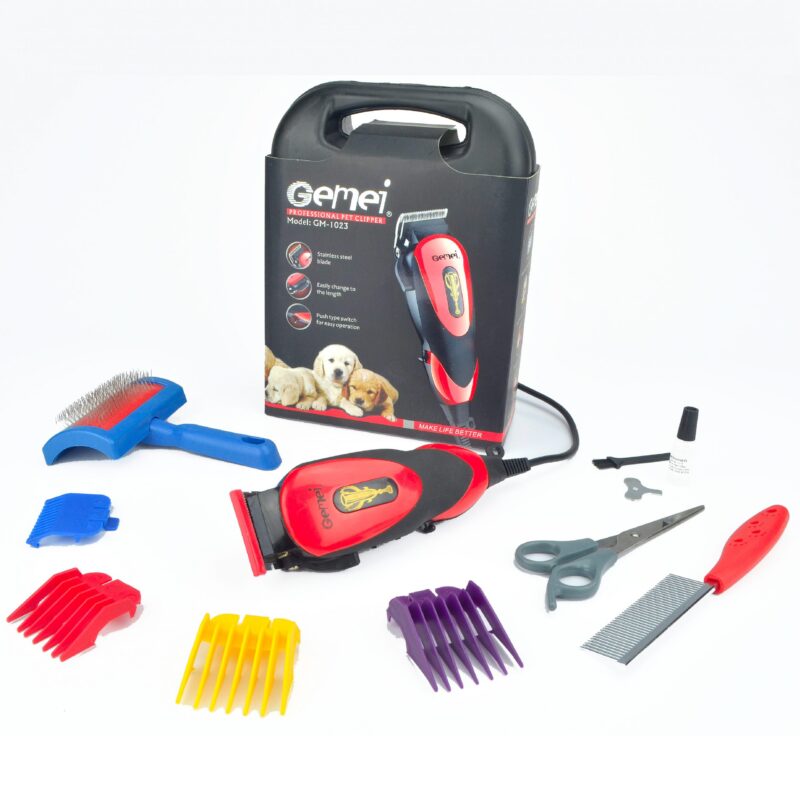 Maquina Para Peluquear Perros Cepillo Tijeras Y Peineta