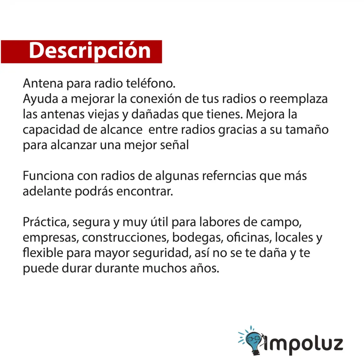 Antena Amplificador De Señal Radiotelefono Puerto Sma - Imagen 4