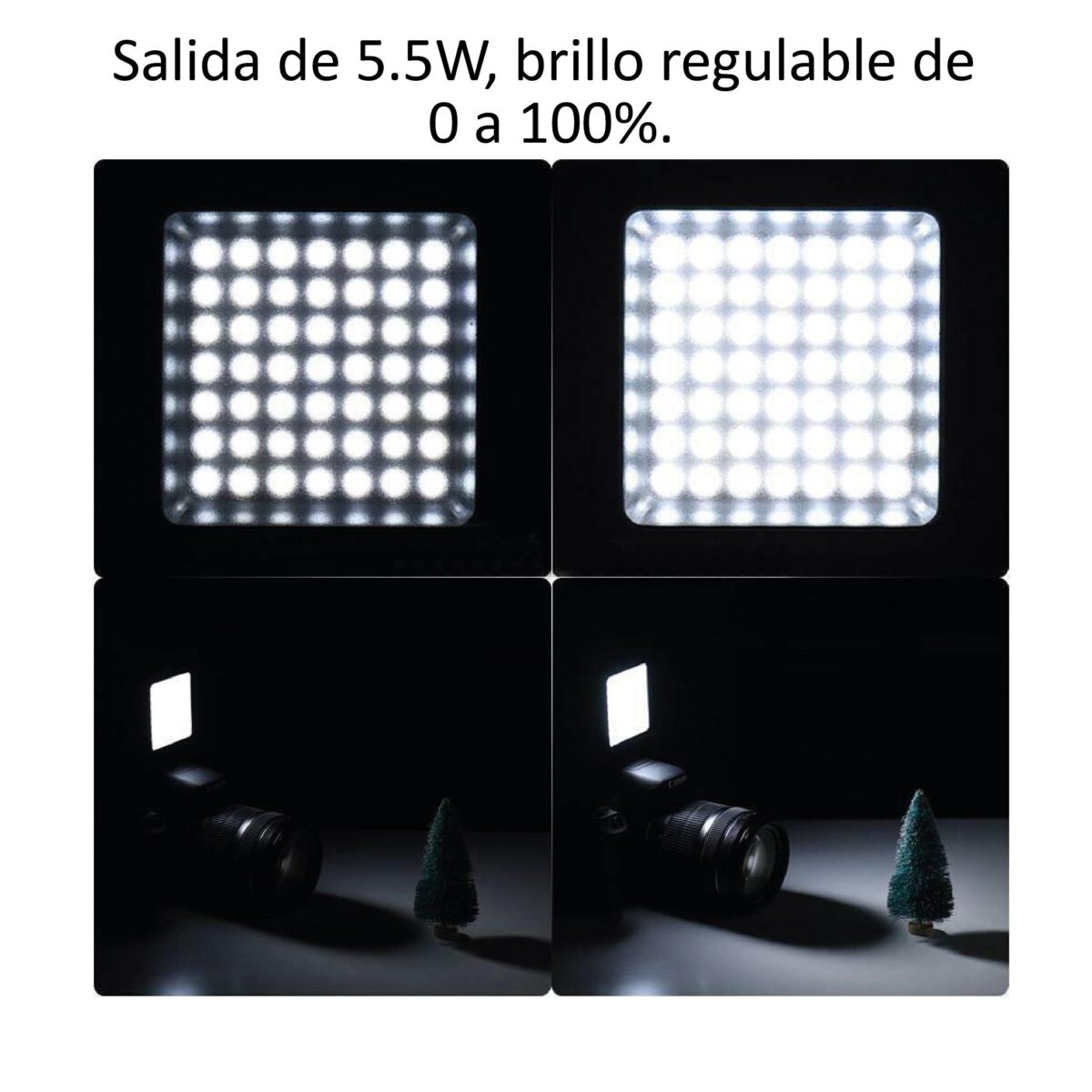 Lampara Led Fotografia Acople Para Zapata O Tripode - Imagen 8