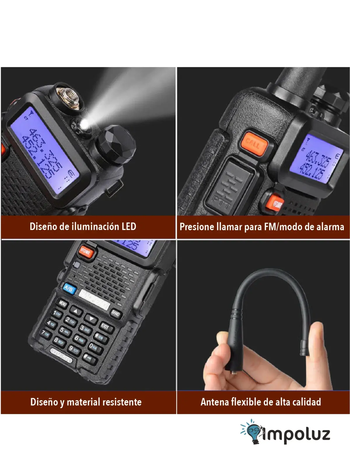 Walkie Talkie Digital Doble Banda Baofeng Uv 5r - Imagen 7