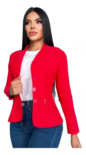 Blazer Para Dama Elegantes Ajustable Uso Formal O Informal
