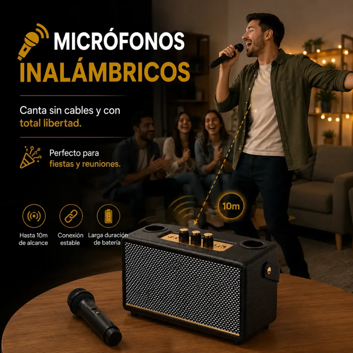 Microfonos Karaoke Bluetooth