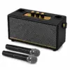 Microfonos Karaoke Con Parlante Bluetooth Recargable