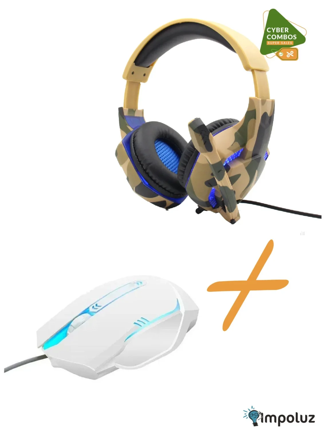 DIADEMA GAMER + MOUSE V03