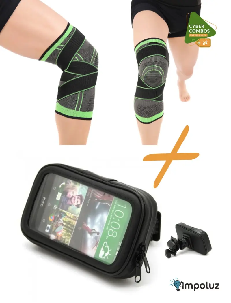 SUPER COMBOS 10 Combo Estuche Y Rodillera Ortopedica