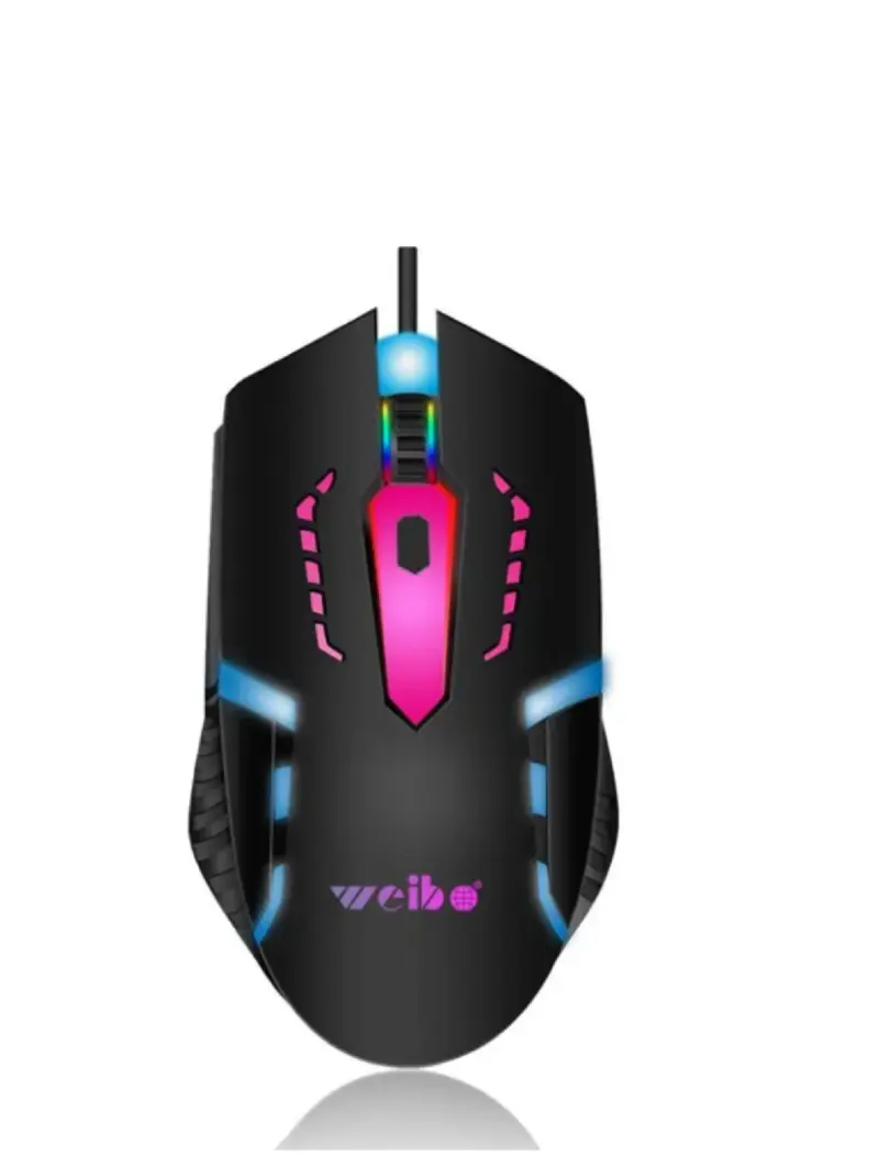 Mouse Usb Gamer Con Iluminación Rgb Personalizable