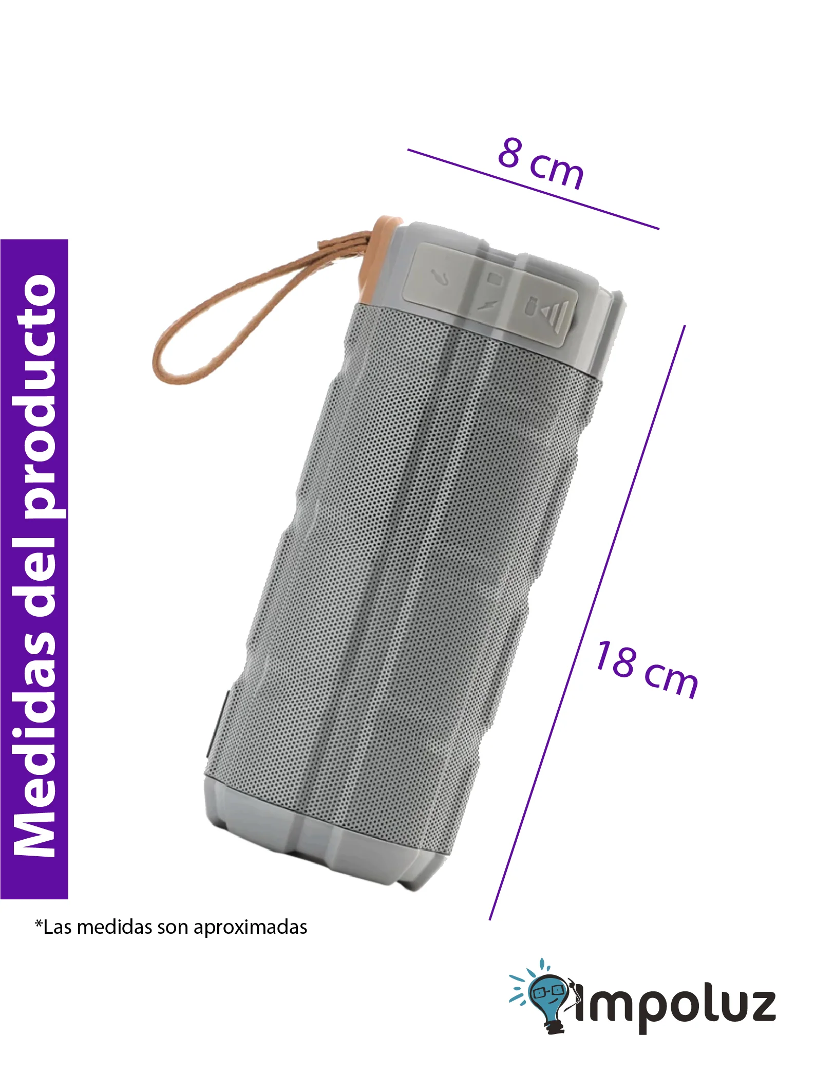 parlante recargable Parlante Para Bicicleta Potente Resistente Al Agua - Imagen 5