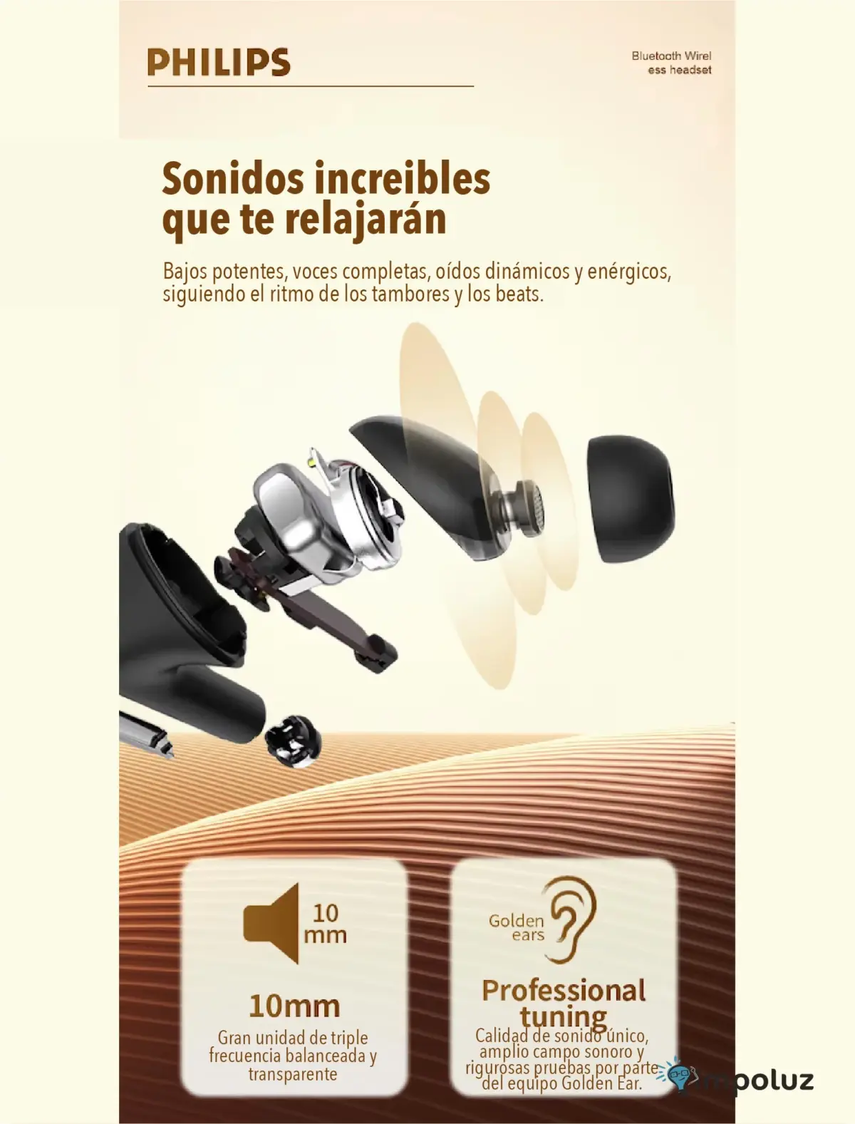 Auriculares Inalambricos Cancelación Ruido Micrófono IA - Imagen 6
