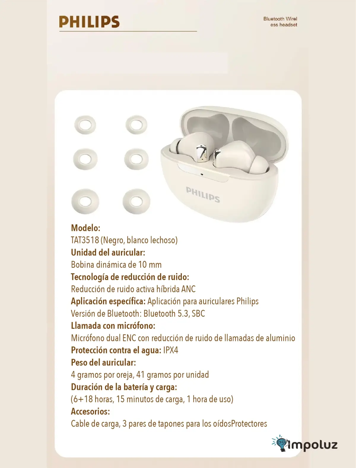 Auriculares Inalambricos Cancelación Ruido Micrófono IA - Imagen 10