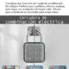 Cerradura de combinación eléctrica moderna para seguridad en hogares, oficinas y viajes, resistente a robos y perfecta para proteger bicicletas, maletas y espacios con control de acceso digital.
