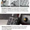 Resistente a golpes y resistente al agrietamiento en cerraduras electrónicas de seguridad Impoluz.