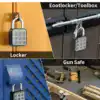 Candado con combinación, asegura diferentes espacios como taquillas, armarios de gimnasio y armarios para armas. Diseñado para protección y control de acceso en instalaciones deportivas, laborales y de seguridad.