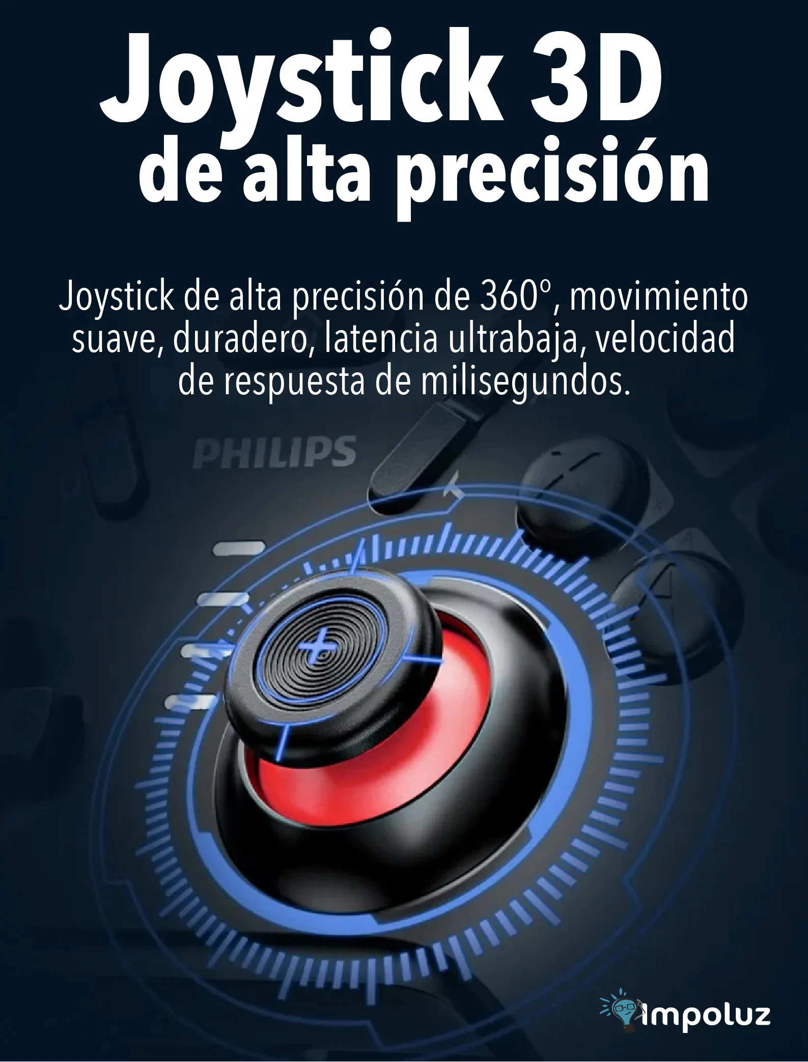 CONTROL PHILIPS 06 Control Inalámbrico Nintendo Switch PC Android y iOS - Imagen 6