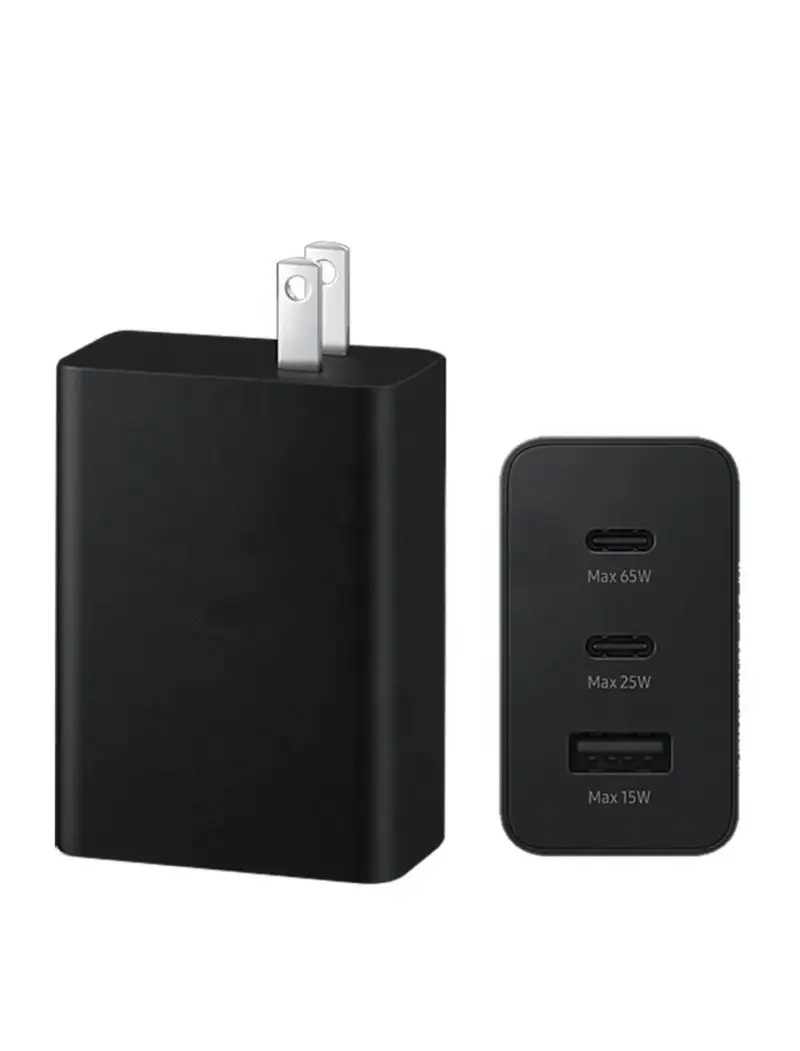 Cargador Samsung 65W Carga Rapida Triple Puerto