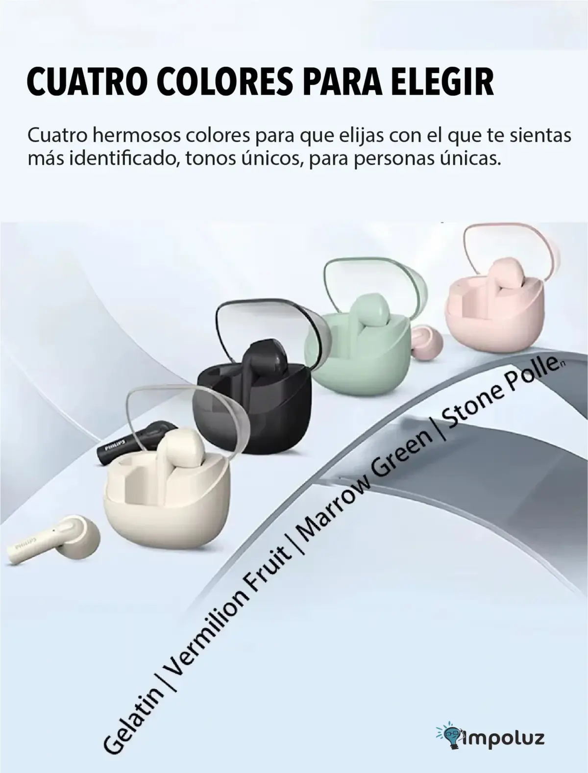 Audífonos Inalámbricos Bluetooth 5.3 Resistencia IPX4 - Imagen 4