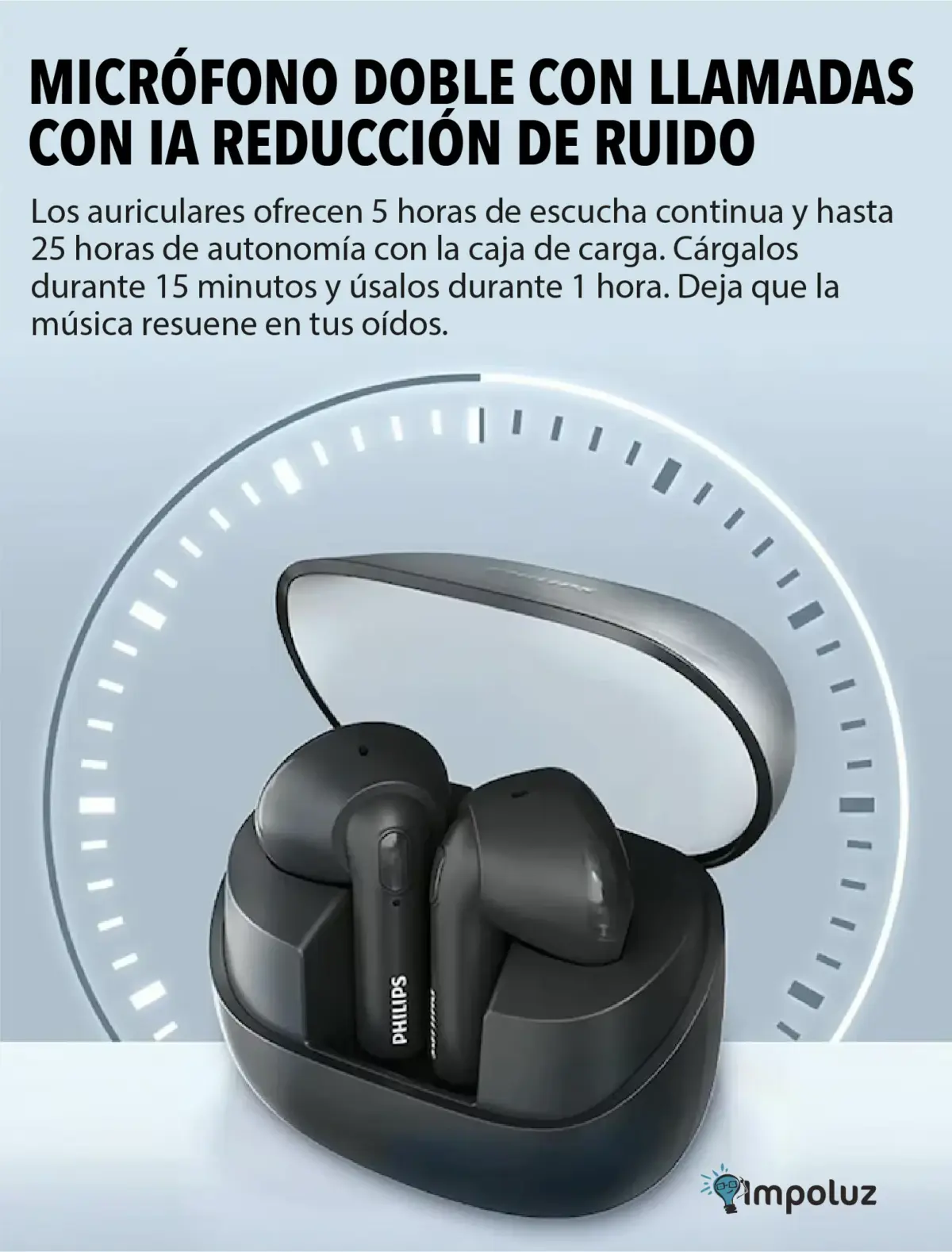 Audífonos Inalámbricos Bluetooth 5.3 Resistencia IPX4 - Imagen 6