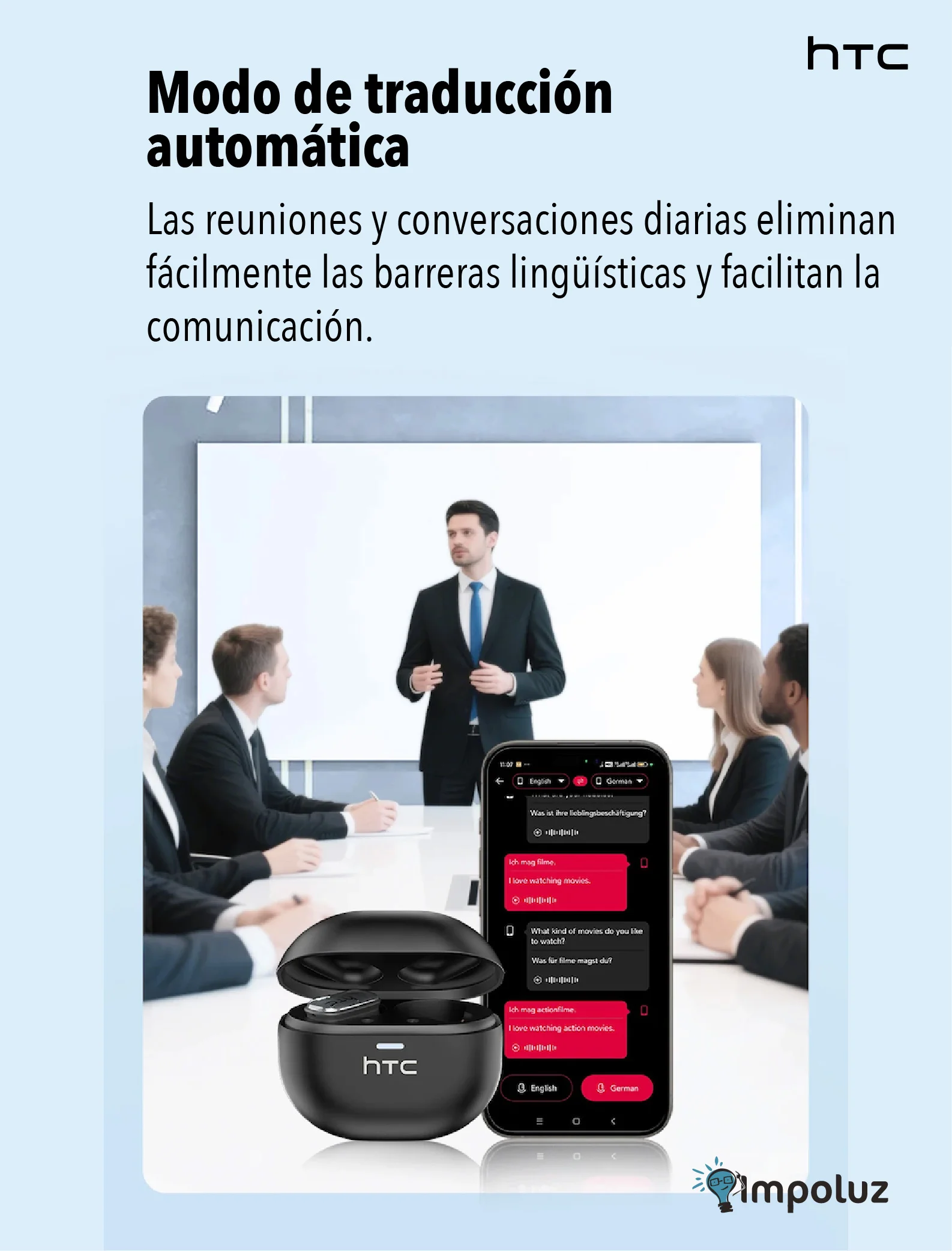 HTC NE16 06 Audifonos in ear Bluetooth 6.0 Inteligencia Artificial - Imagen 6