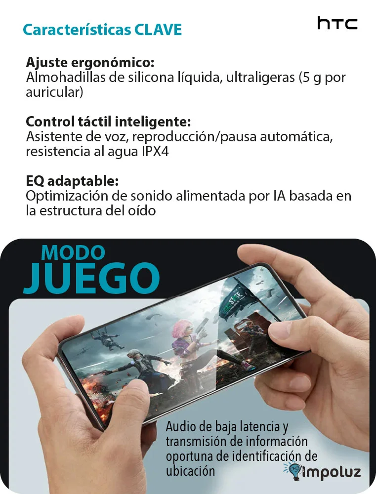 HTC ne27 03 Auriculares Inalambricos Bluetooth Traductores HTC NE27 - Imagen 3